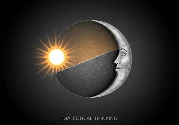 Visualizing dialectical thinking and gray areas
