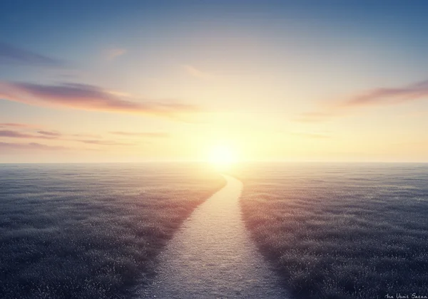 Abstract representation of hope, healing, and recovery journey