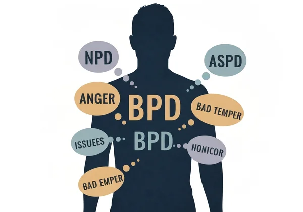 Overlapping diagnoses for BPD in men
