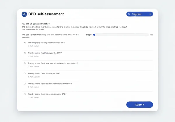 Online BPD self-assessment tool screenshot