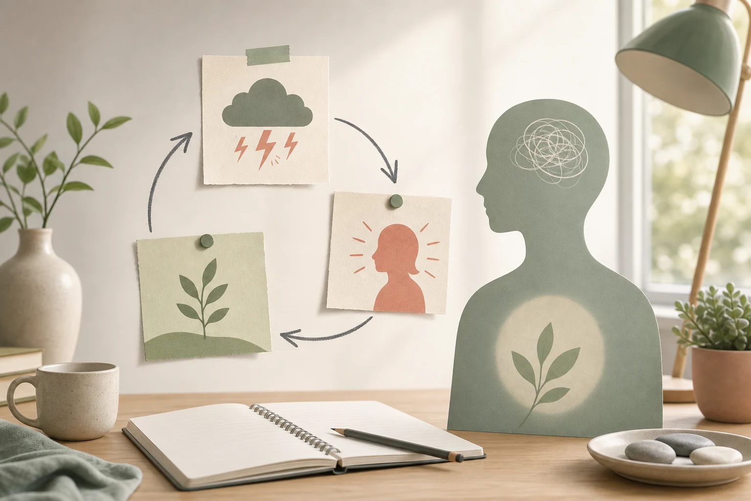 Stress and suspicion cycle